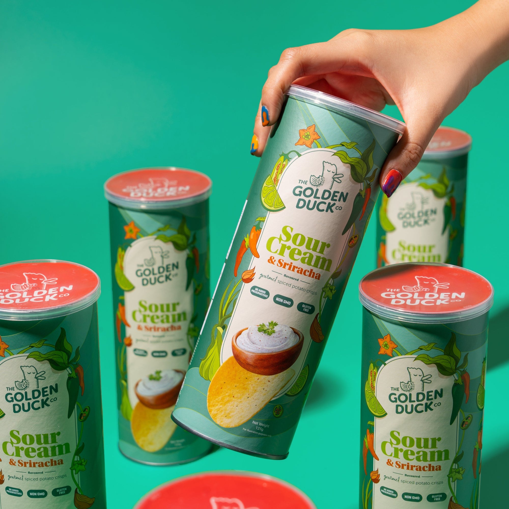 Canister Crisps Snackbox: Sour Cream & Sriracha