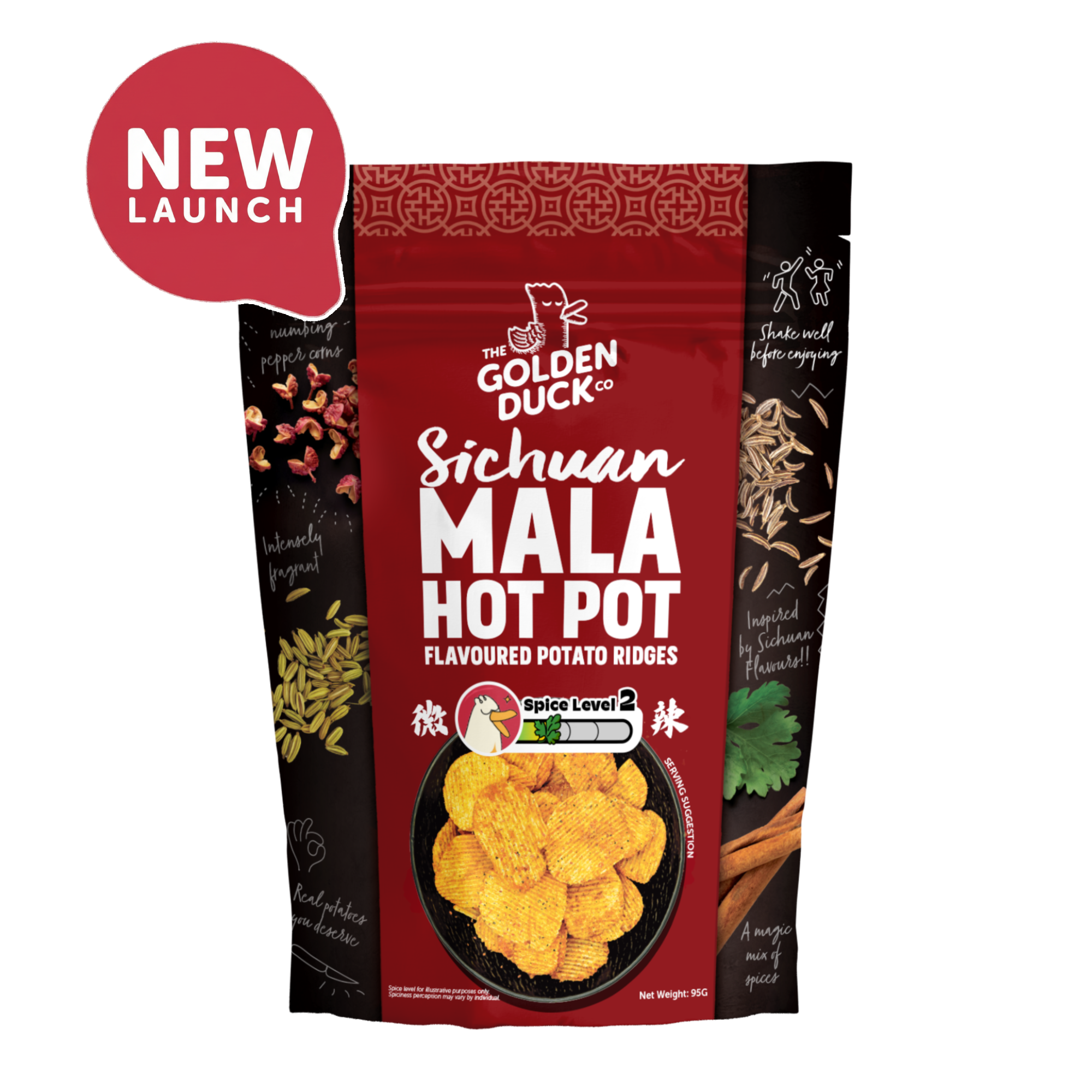 golden duck mala hot pot fragrant mix NEW] Signature Snackbox : Sichuan Mala Hot Pot Flavoured Potato Ridge – The Golden  Duck Co